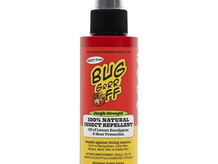 Bug-grrr Off 100% Natural Insect Repellent Jungle Strength Spray 100ml Online Sale