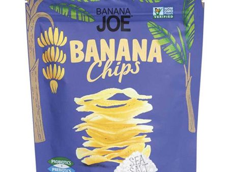 Banana Joe Banana Chips Sea Salt 6x46.8g For Sale