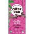 Alter Eco Chocolate Organic Raspberry Creme Dark Truffle Thins 12x84g For Cheap