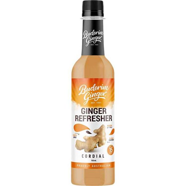 Buderim Ginger Ginger Refresher Cordial 750ml Online now