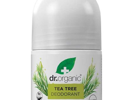 Dr Organic Roll-On Deodorant Tea Tree 50ml Cheap