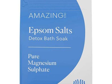 Amazing Oils Epsom Salts Detox Bath Soak Pure Magnesium Sulphate 1kg Discount