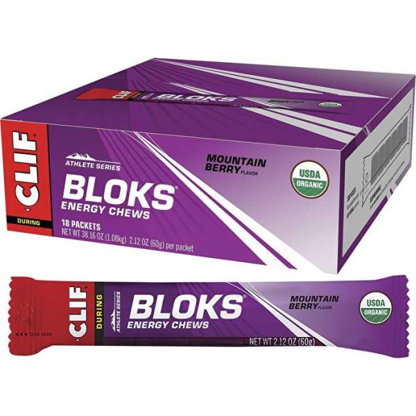 Clif Bloks Energy Chews Mountain Berry 18x60g Online Sale