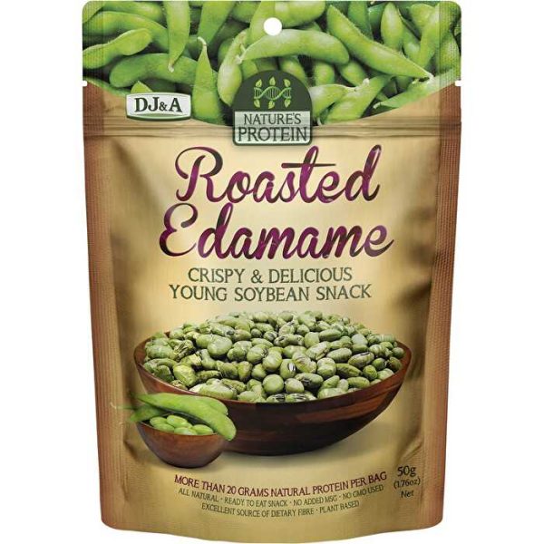 Dj&a Nature s Protein Roasted Edamame 12x50g Discount