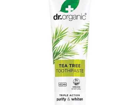 Dr Organic Toothpaste Tea Tree 100ml Sale