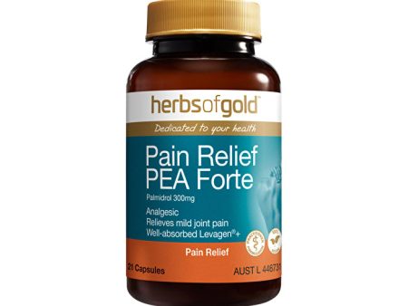 Herbs of Gold Pain Relief PEA Forte 21c Hot on Sale