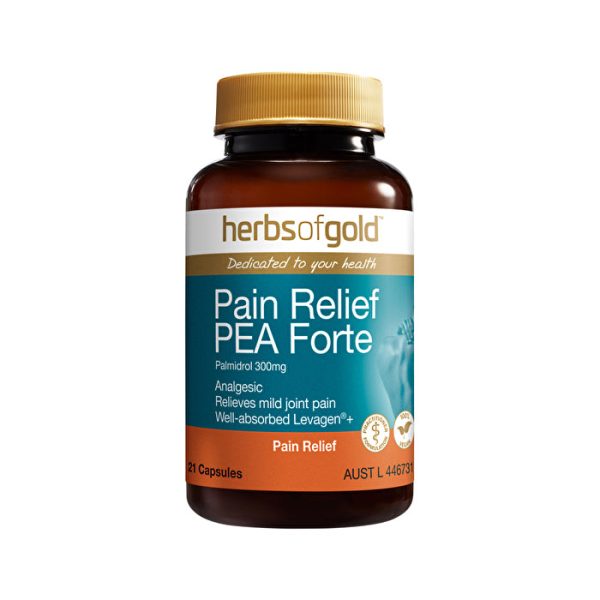 Herbs of Gold Pain Relief PEA Forte 21c Hot on Sale