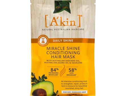 A-KIN Akin 55g Miracle Shine Hair Conditioning Mask 10 pieces Supply