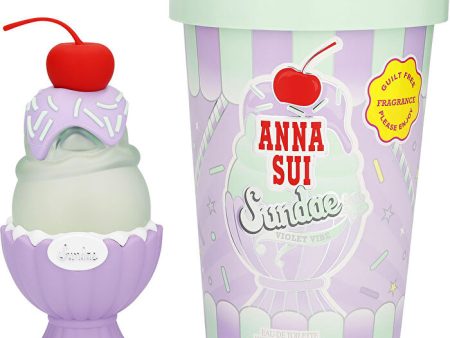 Anna Sui Sundae Violet Vibe Eau De Toilette Spray 50ml 1.7oz For Discount