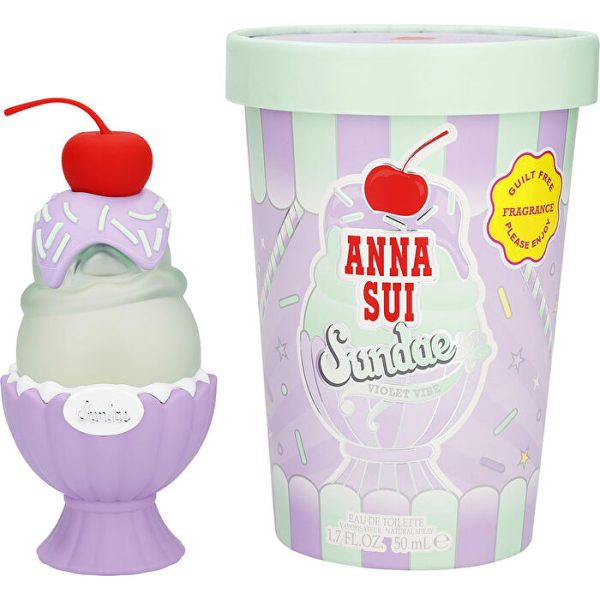 Anna Sui Sundae Violet Vibe Eau De Toilette Spray 50ml 1.7oz For Discount